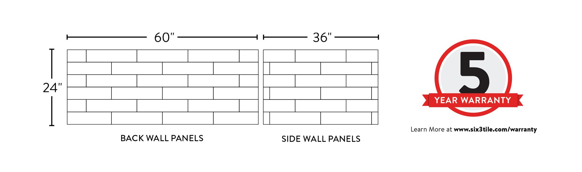 Shower panels + Warranty